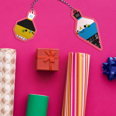 Holiday Ornament Gift Tags