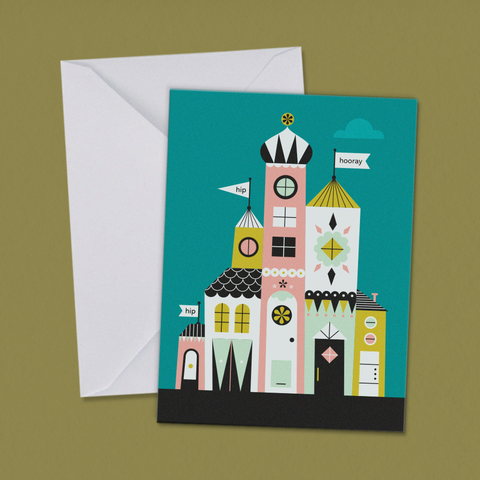 Hip Hip Hooray Greeting Card