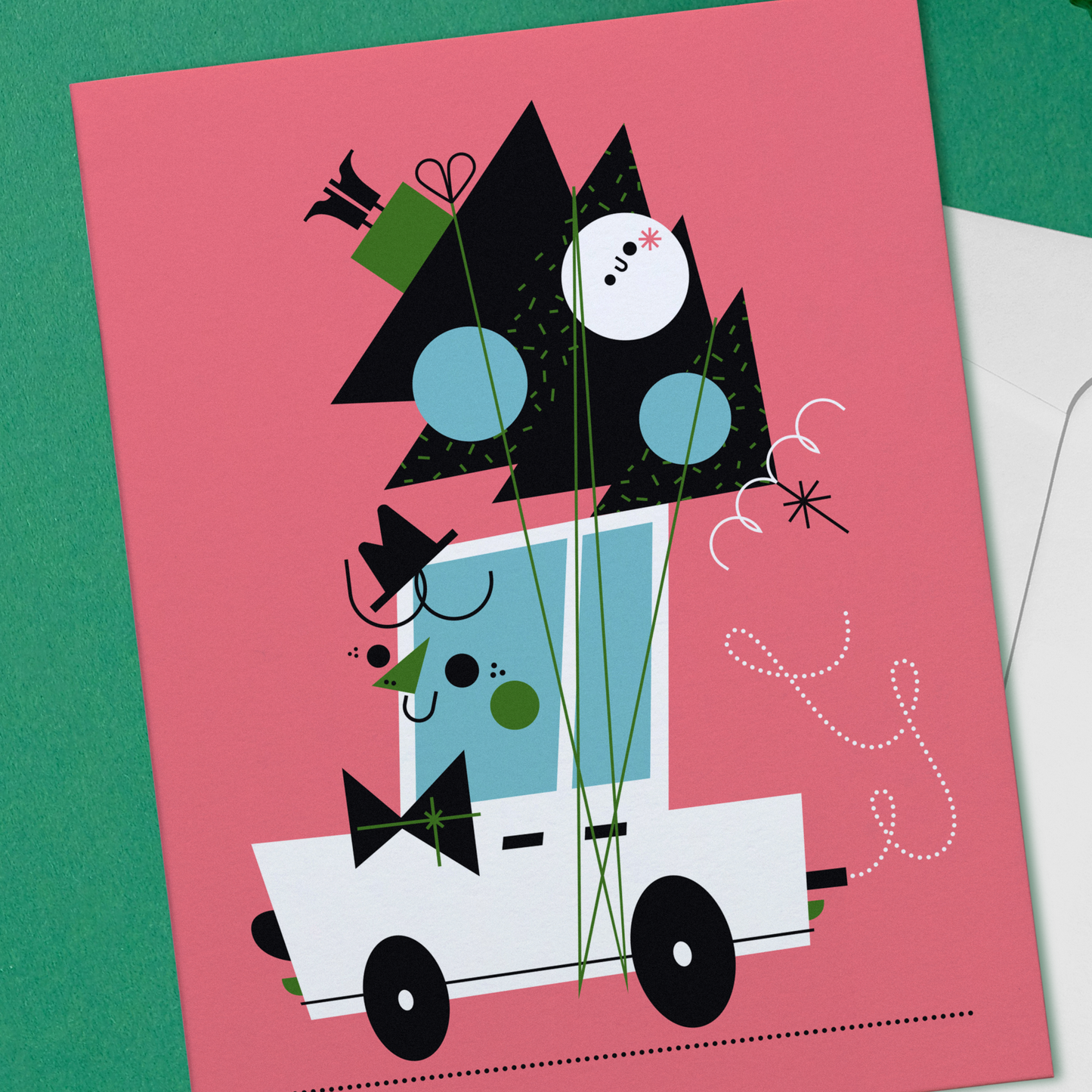 Christmas Tree Express Greeting Card (Final Stock)