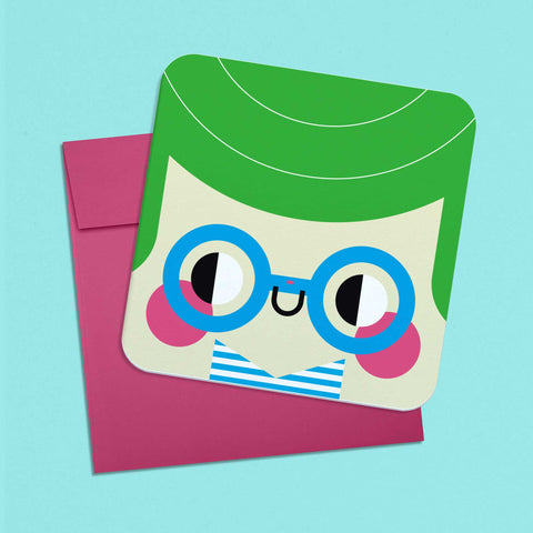 Yellow/Green Smiles Any Occasion Greeting Card