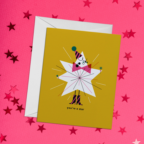 You're A Star Greeting Card