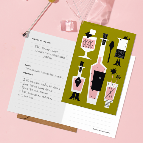 Cocktail Recipe Card… Card