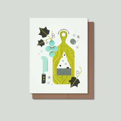 What a Delightful Time Charcuterie Risograph Greeting Card
