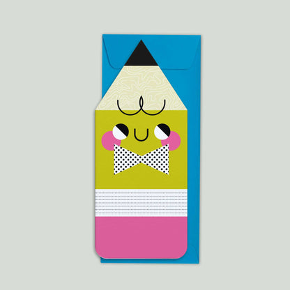XL Pencil Greeting Card