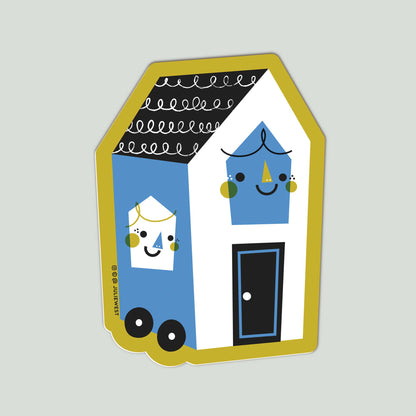 Off We Go Vinyl Sticker