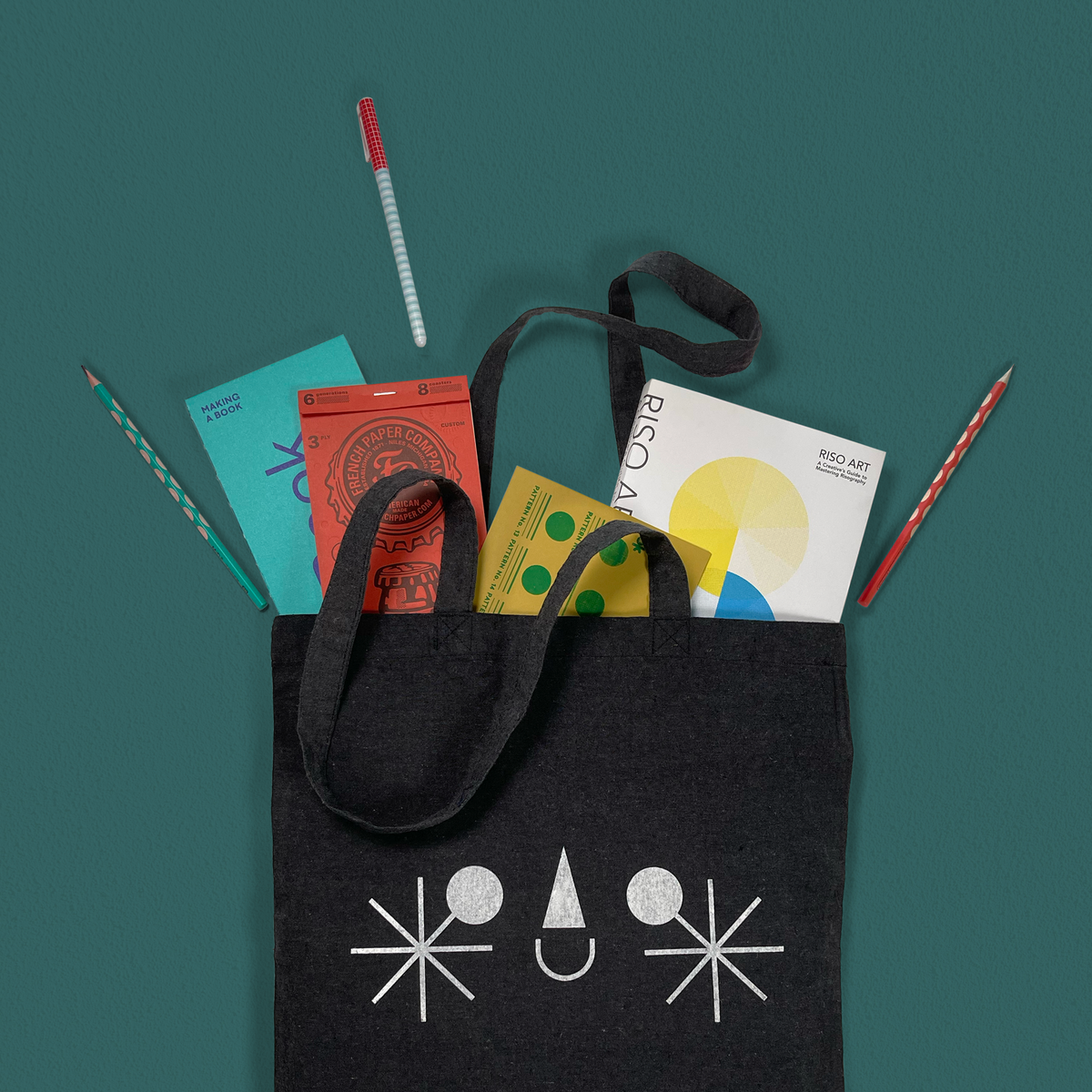 The Smile Hand-Printed Tote