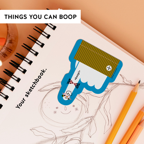 Boop! Finger Vinyl Sticker