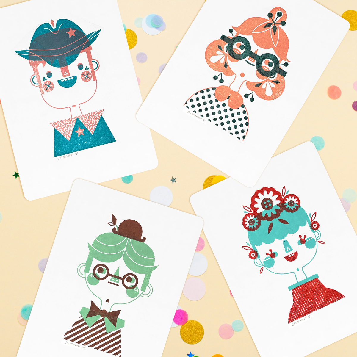 Common People Gocco Prints