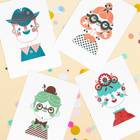 Common People Gocco Prints
