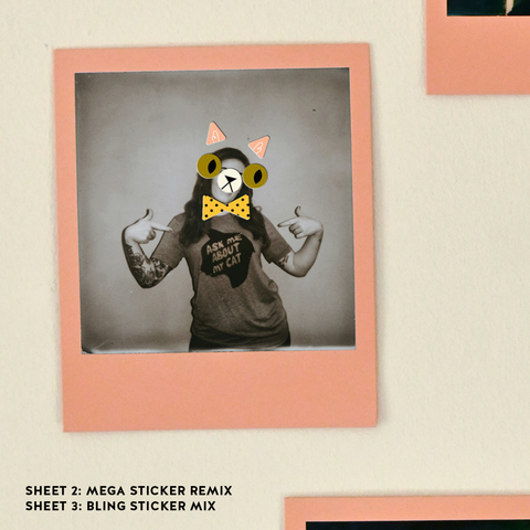 Make A Face Sticker Sheets