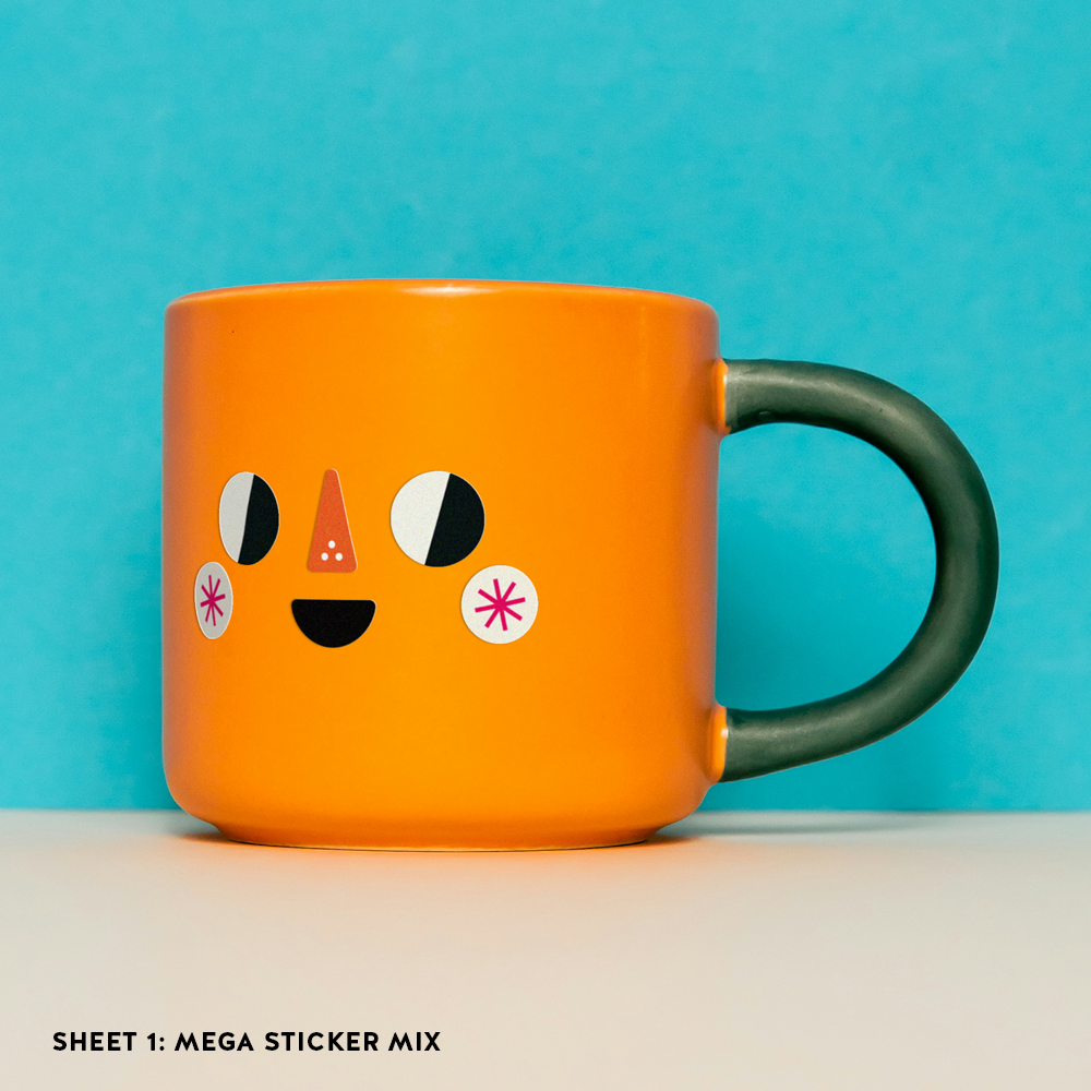Make A Face Sticker Sheets