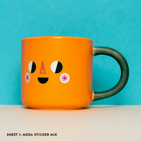 Make A Face Sticker Sheets