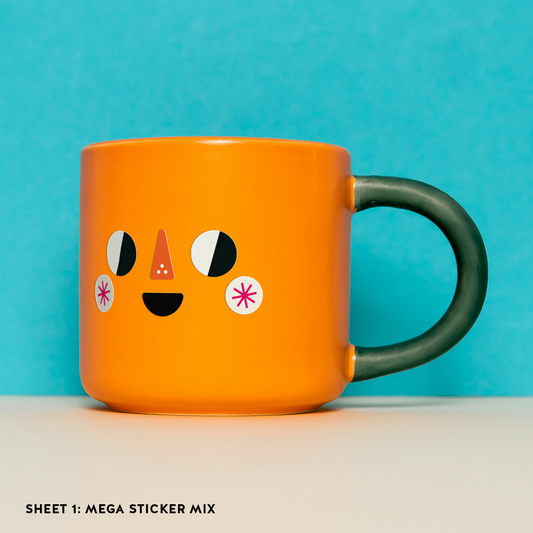 Make A Face Sticker Sheets
