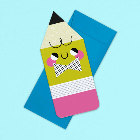 XL Pencil Greeting Card
