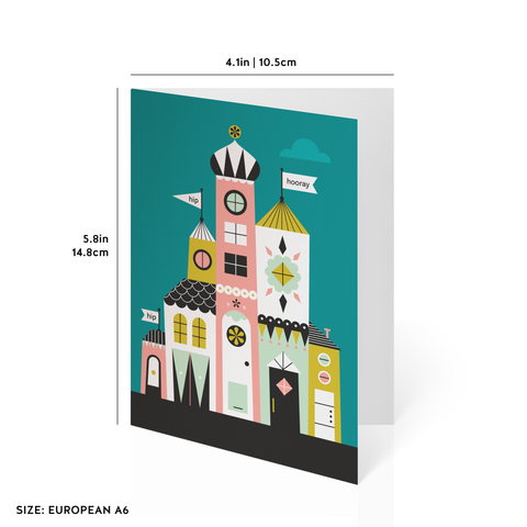 Hip Hip Hooray Greeting Card