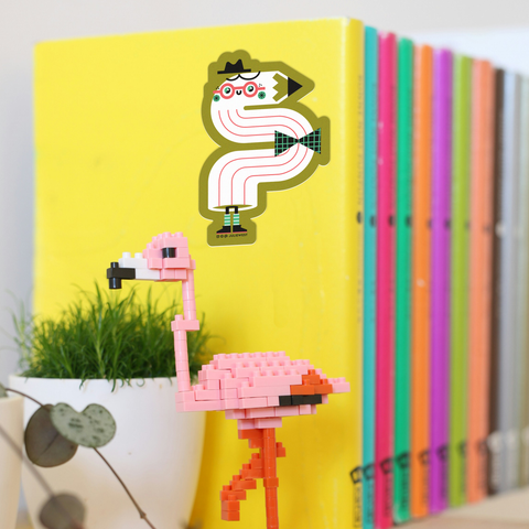 hiya! Pencil Vinyl Sticker