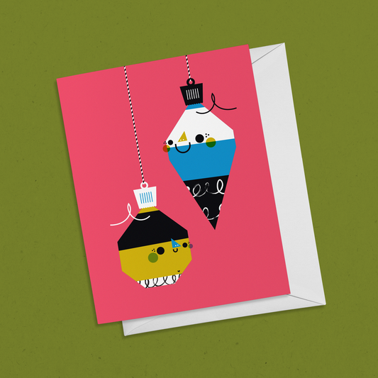 Holiday Ornaments Greeting Card