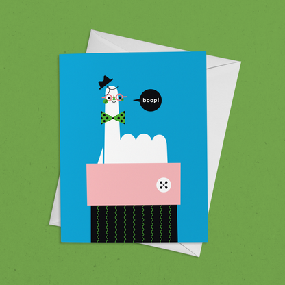 Boop! Greeting Card (Final Stock)