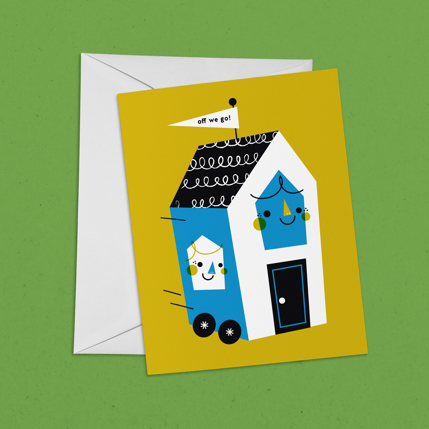Off We Go! Greeting Card (Final Stock)