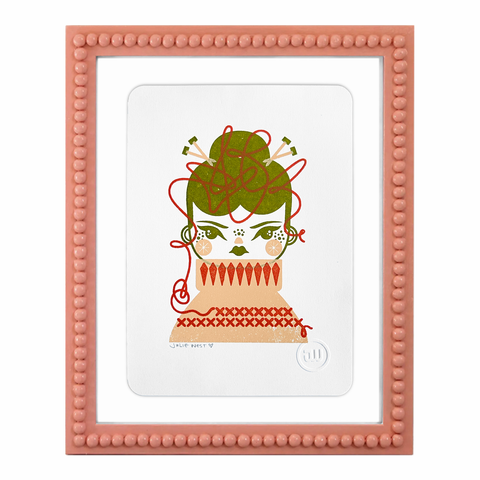 Unravel Gocco Screenprint