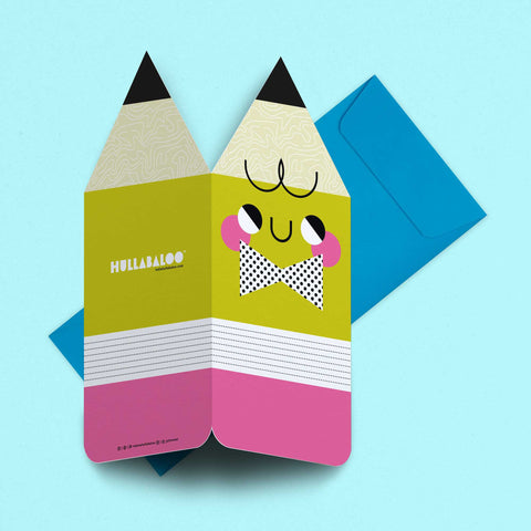 XL Pencil Greeting Card