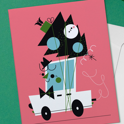 Christmas Tree Express Greeting Card (Final Stock)