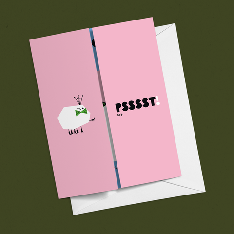 Surprise Spider Hug Gatefold Greeting Card