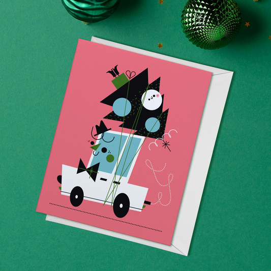 Christmas Tree Express Greeting Card (Final Stock)