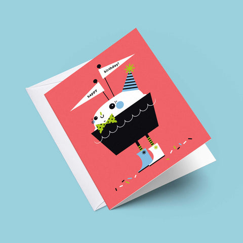 Cupcake  & Sprinkles Birthday Card