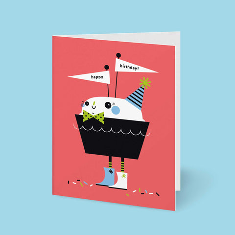 Cupcake  & Sprinkles Birthday Card