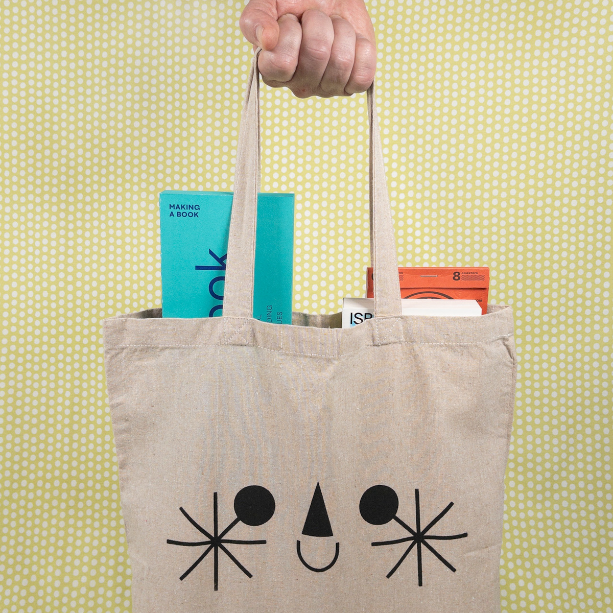The Smile Hand-Printed Tote